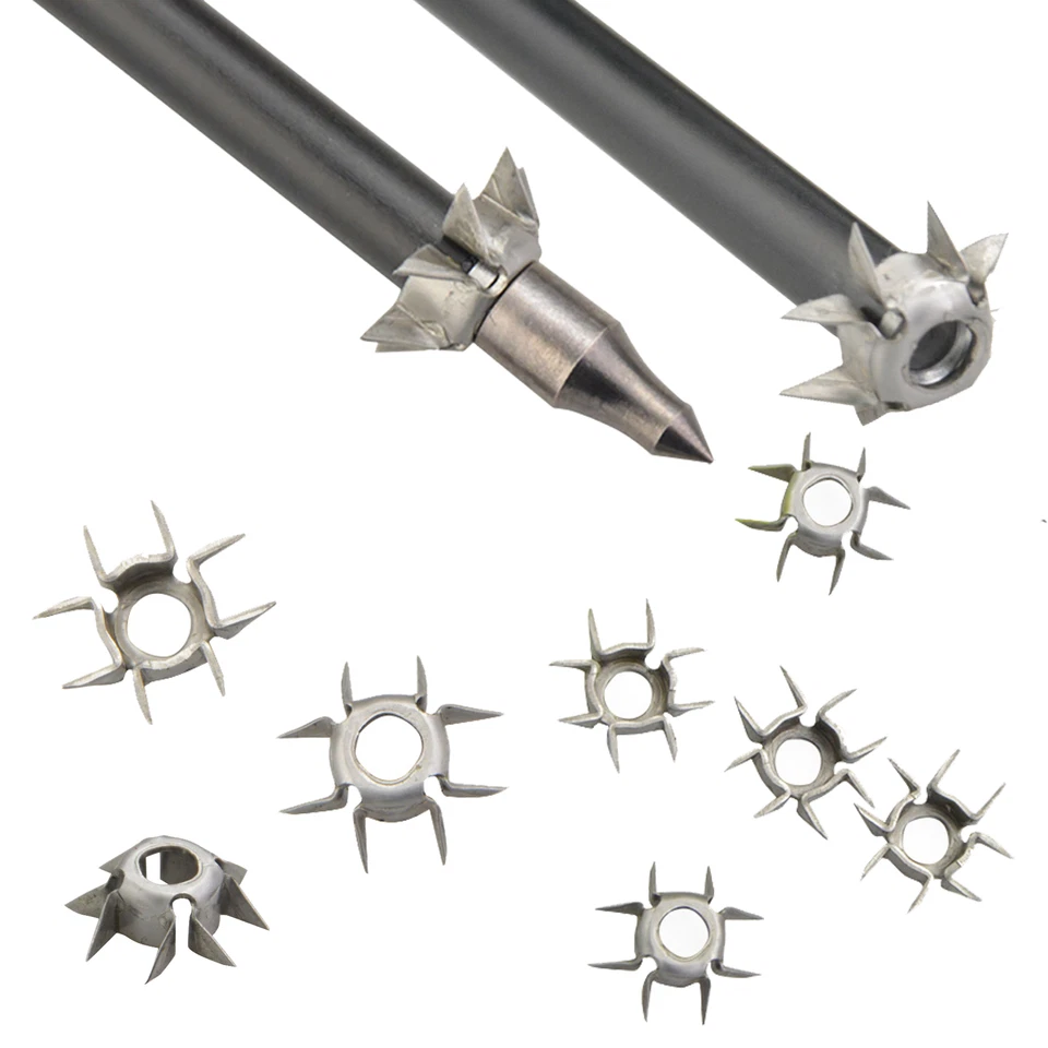 8 Paw Judo Blunt Tip Archery Arrowhead 25gr For OD 6.2mm Arrow Shaft Bow Hunting - Image 1 of 4