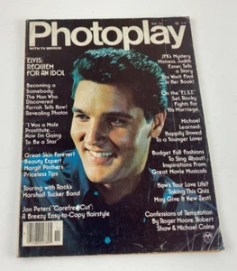 Photoplay mit TV Spiegel Magazin, Elvis Presley Requiem für ein Idol Cover, 1977 - Bild 1 von 11
