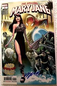 🔥~MARVEL~THE AMAZING MARY JANE #1~🔥~HUMBERTO RAMOS~🔥~SIGNED w/ COA~🔥 - Picture 1 of 3