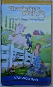 Película de larga duración VHS Charlotte's Web 2 Wilbur's Great Adventure - Imagen 1 de 2