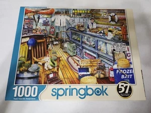 Springbok The Bait Shop Puzzle 1000 pezzi TUTTO COMPLETO - Foto 1 di 4