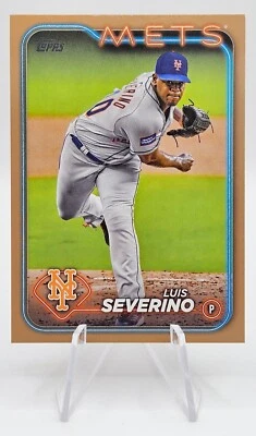 LUIS SEVERINO 2024 TOPPS SERIE 2 ORO/2024 NEW YORK METS (ENVÍO GRATUITO A MÁS DE $10) Foto 1 de 3