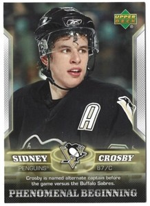 Sidney Crosby 2005-06 Upper Deck Phenomenal Beginning #13 Penguins