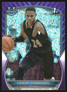 2022-23 Bowman Chrome U Purple Mini-Diamond Refractors #52 Hansel Enmanuel /399