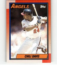 1990 Topps 765 Chili Davis   California Angels