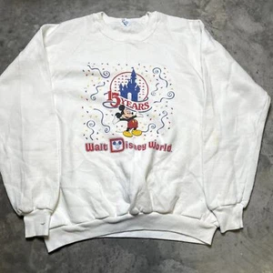 Vintage 1986 Disney World 15 Years Anniversary  Sweatshirt - Picture 1 of 4
