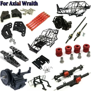 1/10 RC Gearbox Linkage Knuckle Drive Shafts Axle Bumper C-Hub for Axial Wraith - Picture 1 of 53