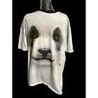 T-Shirt The Mountain Panda Gesicht schwarz-weiß Herren Größe 2XL