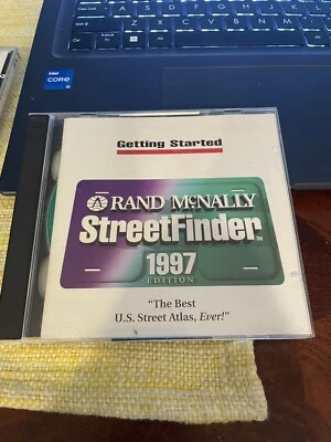 Vintage Rand McNally Street Finder 1997 Edition 2 CD Rom Set Windows 95 - Image 1 of 3