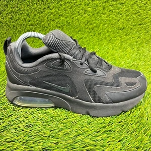 Nike Air Max 200 Triple Negro Niños Talla 6.5Y Correr Zapatos Atléticos Tenis - Imagen 1 de 10