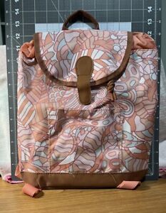 Mini Peach/Pink Design Backpack Small Travel Rucksack New