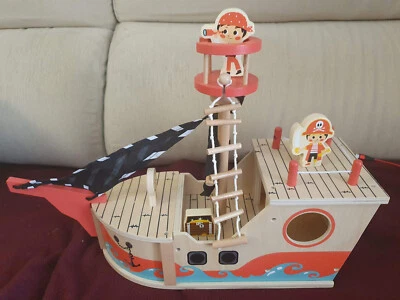 Piratenschiff aus Holz – Modell für Kinder - Bild 1 von 4