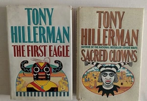 Two Tony Hillerman Books. Sacred Clowns/The First Eagle. Hardbound First Edition - Picture 1 of 10