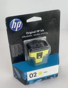 New Original HP 02 Yellow Printer Ink Cartridge C8773WN Exp Aug 2012 Photosmart - Picture 1 of 12