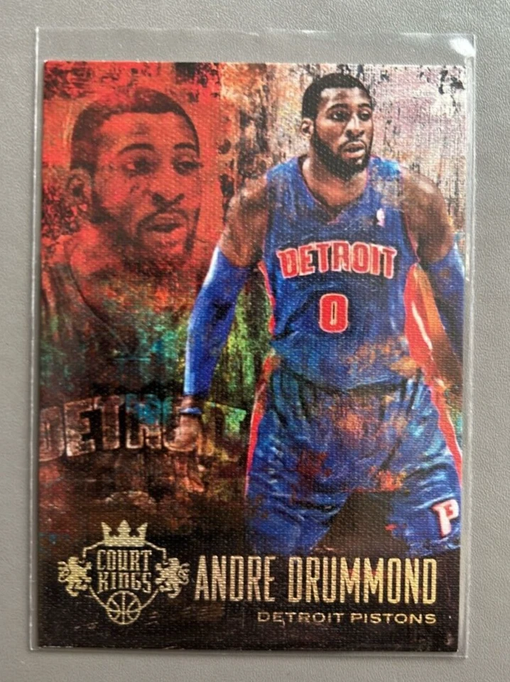 2013-14 Panini Court Kings Andre Drummond Gold #'d /25 - Image 1 of 2