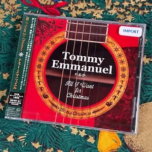 Tommy Emmanuel All I Want for Christmas CD 2013 Japanese Import SEALED OBI Bonus - Picture 1 of 3