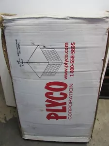 Plyco Cupola Base 24in Lato 16in 4/12 Passo Tetto 29 Calibro Acciaio Bianco/Grigio - Foto 1 di 14