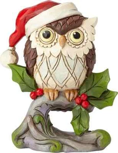 Jim Shore*MINIATURE OWL ON BRANCH*New*NIB*Christmas*HOLDAY*6001498 - Imagen 1 de 1