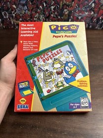 Pepe's Puzzles - Sega Pico Storyware Game - Complete - Tested - Authentic
