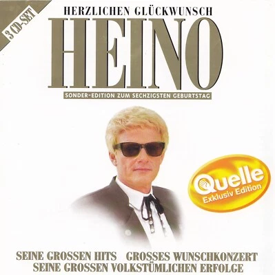 Herzlichen Glückwunsch HEINO - 3 CD-SET - SONDER-EDITION ZUM 60.GEBURTSTAG - Bild 1 von 2