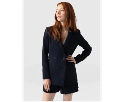 Blazer Saint and Sofia Cambridge - Azul Marino en Azul Talla US 2 Mujeres Academia Elegante Foto 1 de 4