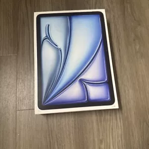 Apple iPad Air 11-inch 6th Gen (M2) Liquid Retina Display 128 GB BLUE BRAND NEW - Picture 1 of 6