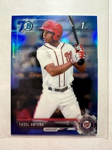 K52,298 - 2017 Bowman Chrome Mini Prospect 70th Blue #BCP199 Yasel Antuna #/70 - Picture 1 of 1