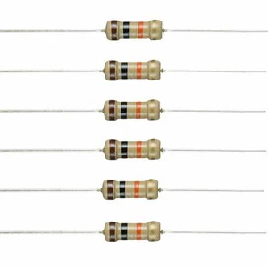 10 Pack~100PACK 10k Ohm Ω 5% Tolerance 1/4W 0.25 Watt Carbon Film Resistor - Picture 1 of 5