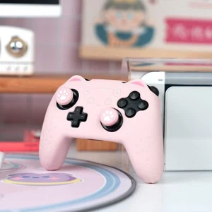 Juego de empuñaduras recubiertas para controlador de silicona para estuche controlador inalámbrico Switch Pro - Imagen 1 de 16