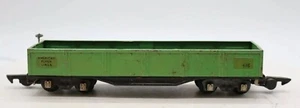 American Flyer Green Gondola #476 Made from Pressed Steel S Gauge 1:64 Scale - Picture 1 of 5
