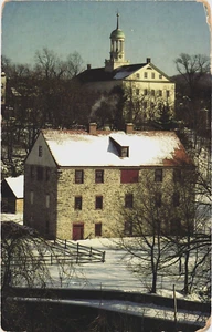 Postcard:  18th Century Industrial Area, Bethlehem, Pennsylvania -- USA - Picture 1 of 2