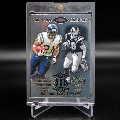 2007 Topps Chrome Running Back Royalty LaDainian Tomlinson/Marshall Faulk - Image 1 of 2