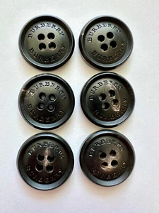BURBERRY TRENCH COAT AUTHENTIC REPLACEMENT BUTTONS 28MM SET OF 6 BRAND NEW !!!! - Picture 1 of 3