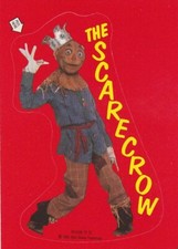 1985 WALT DISNEY RETURN TO OZ SINGLE TRADING STICKER #16 THE SCARECROW