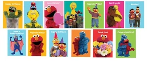 Sesame Street Greetings Card Birthday Thank You Congratulation Friends Love - Picture 1 of 30