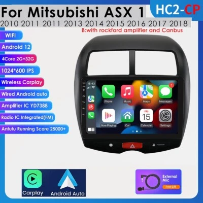 Für Mitsubishi ASX Peugeot 4008 10" Touch Android Autoradio GPS Navi CarPlay - Bild 1 von 4