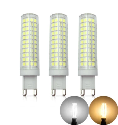 15W G9 SMD LED Bulbs 1200LM 220V, Dimmable Lamps, Warm White & Daylight, 3-Pack - Image 1 of 4