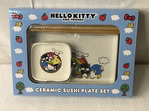 Hello Kitty And Friends Ceramic Sushi Plate Set - Picture 1 of 3