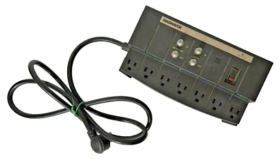 Magnavox/NewPoint 7-Outlet Surge Protector with Coax Protection - Image 1 of 3