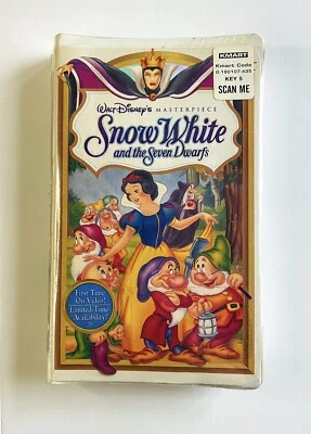 Disney Snow White & The Seven Dwarfs, MASTERPIECE COLLECTION (! RARE ! VHS) #152 - Image 1 of 4