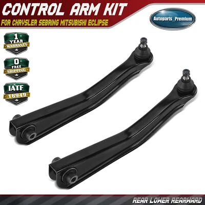 2Pcs Rear Lower Rearward Control Arm Kit for Chrysler Sebring Mitsubishi Eclipse - Image 1 of 4