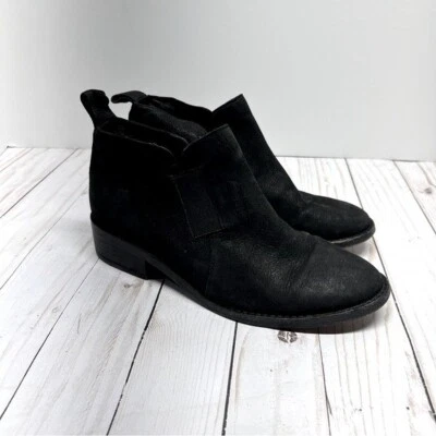 Botines de cuero negro Eileen Fisher talla 6,5 Foto 1 de 4