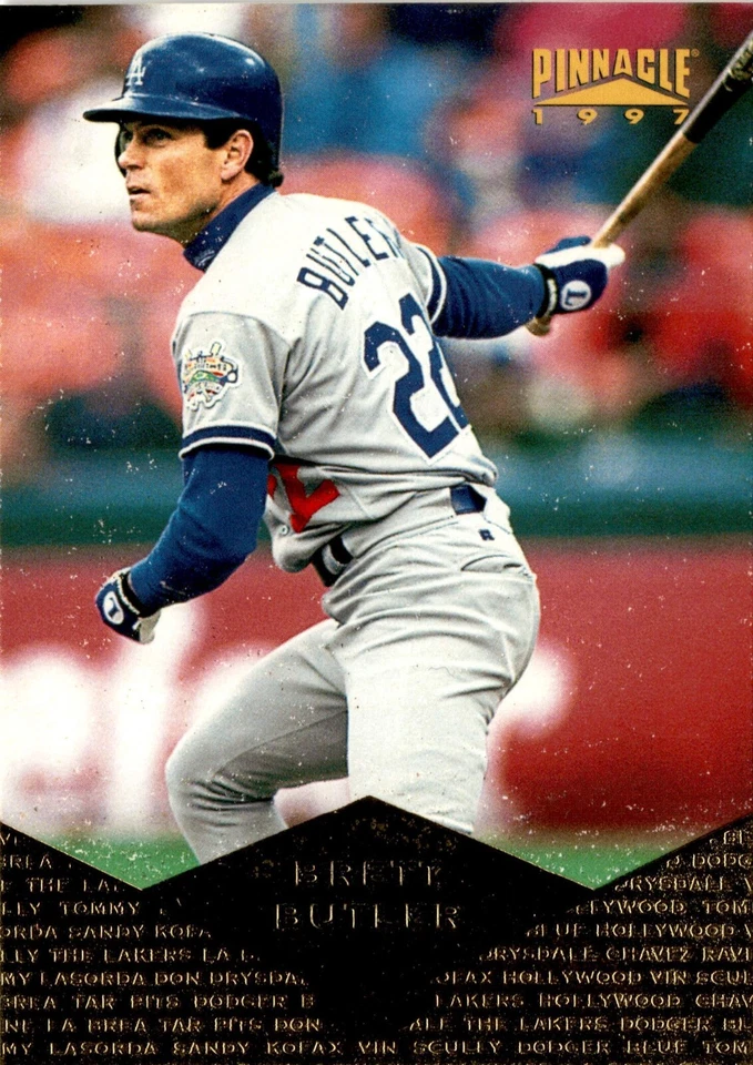 1997 Pinnacle Brett Butler #70 Los Angeles Dodgers Baseball Card - Image 1 of 1