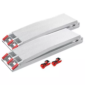 2x Auffahrrampe 215cm 680kg ATV Quad faltbar Alu Auffahrschiene Laderampe Rampe - Bild 1 von 5