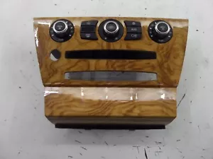 BMW M6 Climate Control Switch HVAC Wood E63 04-08 OEM 6411 6988504-01 - Picture 1 of 12