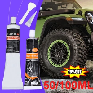 Tire Repair Glue, 50/100ml Tire Sidewall Repair Kit, Rubber Cement Tire Repair - Picture 1 of 13