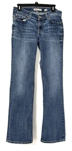BKE Payton Damen Medium Wash Denim Straight Leg Stretch Jeans - Größe 28R - Bild 1 von 12