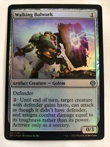 MTG Dominaria United Walking Bulwark Foil 241/281 NM - Picture 1 of 2