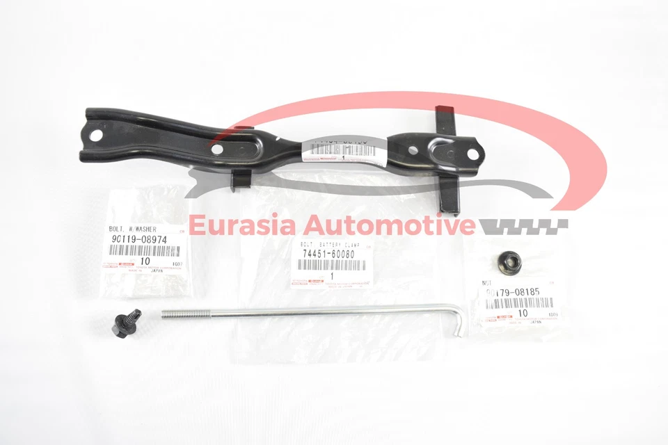 Kit de abrazadera de retención de batería original Toyota Land Cruiser 2008-2021 OEM Foto 1 de 1