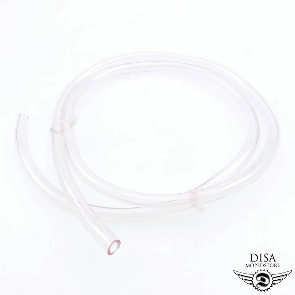 1 Meter Benzinschlauch 6mm Transparent Mofa Moped Mokick Roller - Bild 1 von 1